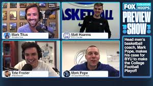 Mark pope ретвитнул(а) keegan brown. Fox Sports Byu Basketball S Mark Pope Makes The Case For Byu In Cfp Facebook