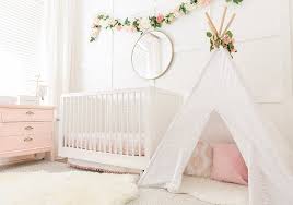 Finish off the room with a soft, pink monogrammed blanket and a blush rug. 13 Blush Pink And Grey Nursery Inspirations Just Simply Mom