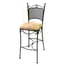 Wrought Iron Bar Stool Yongqiang 26 bar stools set of 4 high back metal counter height chairs barstools with wooden seat industrial matte black.