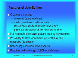 Check spelling or type a new query. 17th February 2000 By Maciej Korzeniowski Cern It Ia Mi 1 Oracle Discoverer Product Presentation This Is An Ad Hoc Query And Analysis Tool For Ppt Download