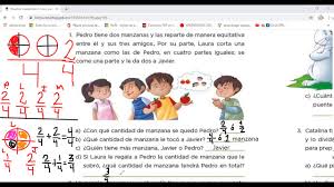 Cuaderno de trabajo y apoyo escolar matemáticas 4to grado. Desafio Matematico 48 Reparto De Manzanas Tercer Grado Primaria Pagina 106 Y 107 Del Libro Youtube