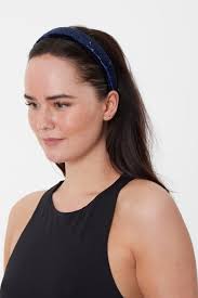 Midnight Shimmer Velvet Headband