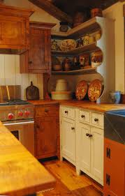 Central Kentucky Log Cabin Primitive Kitchen Eclectic Kitchen Louisville By The Workshops O In 2020 Eclectic Kitchen Primitive Kitchen Cabinets Country Kitchen