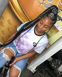 Extra Long Feed In Braid Ponytail Bossbraids Jumbolemonadebraids Feedinbraids Braids Brai Feed In Braids Ponytail Braided Ponytail Feed In Ponytail