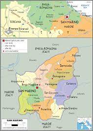 With interactive san marino map, view regional highways maps, road situations, transportation, lodging guide, geographical map, physical maps and more information. San Marino Map Political Worldometer