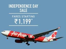 Air Asia Independence Sale Fares Starting At Rs 1199 Train Ticket Booking Travel Coupons Traveling By Yourself