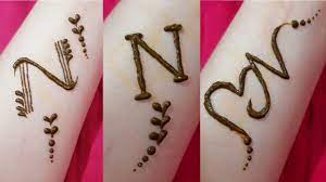 It is about new, trendy, creative mehndi designs and mehndi tattoo designs. 3 Different N Letter Mehndi Design Alphabet N Tattoo Mehndi Design Tattoo Mehndi Design Youtube