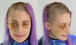 See more ideas about chelsea cut, skinhead girl, hair cuts. Barber Gives Domestic Abuse Survivor A Powerful Haircut To Signify Her New Start Cafemom Com