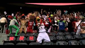 Find this pin and more on atlanta hawks by susie jackson. Harlem Shake With The Atlanta Hawks Mascot Youtube