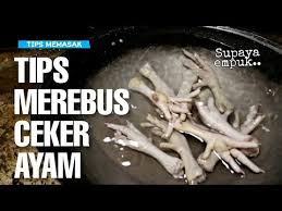Cara Merebus Ceker Biar Empuk Youtube