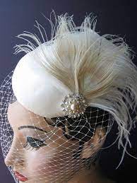 Birdcage Wedding Veil Bridal Fascinator Ivory White Peacock Etsy Fascinator Bridal Fascinator Bridal Hat