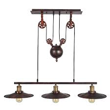 Oil rubbed bronze finish with highlights adds rustic appeal perfect for farmhouse kitchens or urban lofts. Cheap Pulley Pendant Light Find Pulley Pendant Light Deals On Line At Alibaba Com