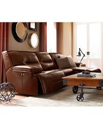 Beckett Leather Power Reclining Sectional Collection Furniture Macy S Reclining Sofa Living Room Sectional Sofa With Recliner Leather Couch Sectional