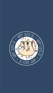 Free Phone Wallpaper Happy Sloth Co Free Phone Wallpaper Wallpaper Iphone Cute Sloth
