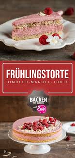 Fruhlingstorte Himbeer Mandel Torte Backen Mit Globus Sallys Welt 78 Fruhlings Torte Fruhling Kuchen Kuchen Und Torten Rezepte