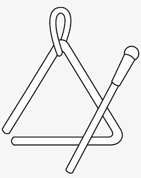 Coloring books for boys and girls of all ages. Triangle Instrument Line Art Triangle Instrument Coloring Page Transparent Png 5057x6102 Free Download On Nicepng
