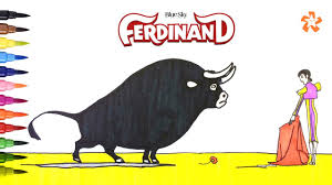 He's enormous, the perfect bull for fighting. Ferdinand Film How To Draw And Color Ferdinand Coloring Pages For Kids With Color Kids Tv Youtube
