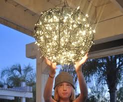 Out Of The Box Ideas For Outdoor Decorating Emily A Clark Outdoor Chandelier Diy Chandelier Diy Outdoor