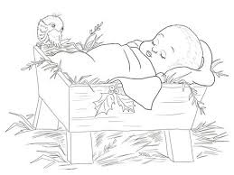 Baby jesus / nativity / christmas story coloring pages with quotes from the bible. Free Printable Nativity Coloring Pages For Kids Baby Jesus Coloring Page For Christmas Dibujo Para Imprimir