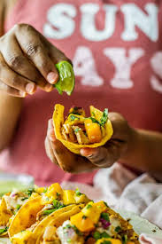 Stick the thermometer into the thickest part of the fish, the temperature should be 145°f/ 63°c. Spicy Citrus Fish Tacos With Mango Salsa Meiko And The Dish