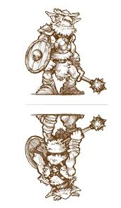 Never Really Used Bugbears Always Orks But I Figured I Should Draw One As They Are So Commonly Use Fantasy Rpg Dungeons And Dragons Miniatures Dnd Miniatures