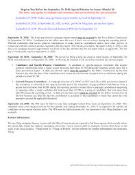 Https Www Ethics State Tx Us Data Filinginfo Deadlines 2020 Sept2020se Sd30 Pdf