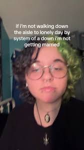 it’s not happening im sorry #fyp #foryoupage #foryou #systemofadown #soad  #SOAD #lonelyday #mostlonliestdayofmylife #lonelydaysystemofadown #marriage  #walkingdowntheaisle