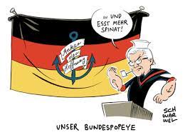 Bei steinmeier wird es zur plumpen karikatur, zu einer aneinanderreihung agitatorischer überschriften ohne jeden willen zur ambivalenz. Steinmeier Bundesprasident Von Schwarwel Politik Cartoon Toonpool