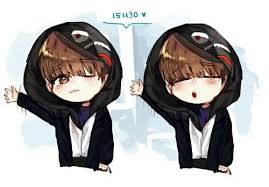 V Anime Chibi Kawaii Gwiyomi Anime Chibi Bts Fanart