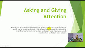 Contoh soal asking and giving opinions. Asking N Giving Attention 8th Grade Youtube