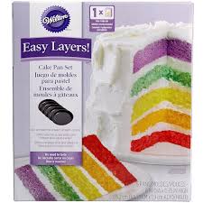 Cake inches and layes : Wilton Easy Layers Cake Pan Set
