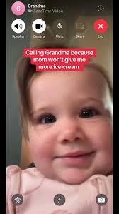 #facetimetograndma #facetime #facetimecall #happybaby #happygirl #sahm  #momofone #grandma #grandmother #granddaughter #momlife #family