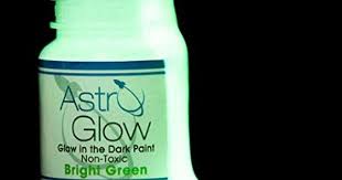 Astro Glow Non Toxic Glow In The Dark Paint Light Green 54 Fl Oz
