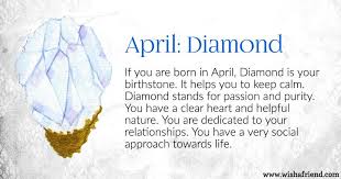 April Birthstone Diamond April Birthstone Diamond April Birthstones Birthday Horoscope