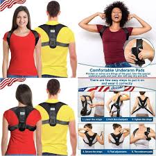 It is best to try and remain sitting or lying down whilst wearing the brace. Universal Upper Back Brace For Clavicle Support 3 Adjustable Back Straightener And Providing Pain Relief Fromneck Back Shoulder Posture Corrector For Men And Women Personal Protective Equipment Industrial Scientific Medicicapelli Com Au