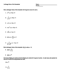 Maybe you would like to learn more about one of these? Infinite Series Worksheets Ap Calculus Bc By Ultramathrunner Tpt