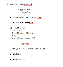 The ideal gas law, also called the general gas equation, is the equation of state of a hypothetical ideal gas. Pv Nrt R Value