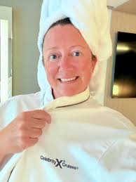 Gotta treat yourself… I love the robes that you get in every cabin