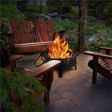 Blumfeldt Boston Brasero Jardin Chauffage Exterieur Barbecue O 70 Cm Acier Noir Taille Tu Outdoor Patio Beautiful Backyards Outdoor