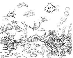 Ocean Life Coloring Page Enjoy Coloring Ocean Coloring Pages Sea Animals Drawings Animal Coloring Pages