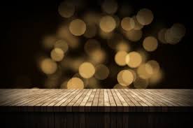 Wooden Table With A View Of Blurred Beverages Bar Backdrop In 2020 Bokeh Lights Christmas Background Wood Table Background