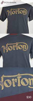 Norton Motorcycles Mens Graphic T Shirt British There Is Some Wear In The Norton Graphic As Seen In Pictures Men S Graphic T Shirt Shirts Norton Motorcycle