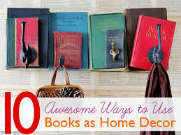 use old books to spruce up your home decor