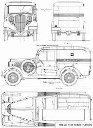 Fiat 508 1936 Poland Blueprint Download Free Blueprint For 3d Modeling Blueprints Old Vintage Cars Fiat