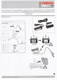 Yamaha ct3 175 electrical wiring diagram schematic 1973 here New Oem Heated Grips Yamaha Fz 09 Forum