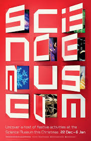Have Yourself A Science Museum Xmas Johnson Banks Advent Calendar Style Brochure And Card Science Museum London Science Museum Museum Poster