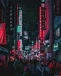 Pin By Nusabimagimanimis On Neon City Aesthetic Japan Cyberpunk Aesthetic City Aesthetic