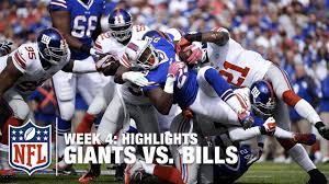Get instant advice on your decision to start buffalo bills or new york giants for week 18. Giants Vs Bills Week 4 Highlights Nfl Youtube