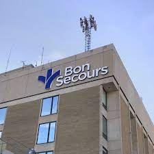 Bon Secours Maryview Medical Center Building Mounted Logo Healthcare Logo Health System Acute Care Hospital