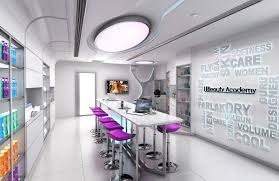 Unilever Beauty Academy Interior Design On Behance University Interior Design Salon Interior Design Interior Design School